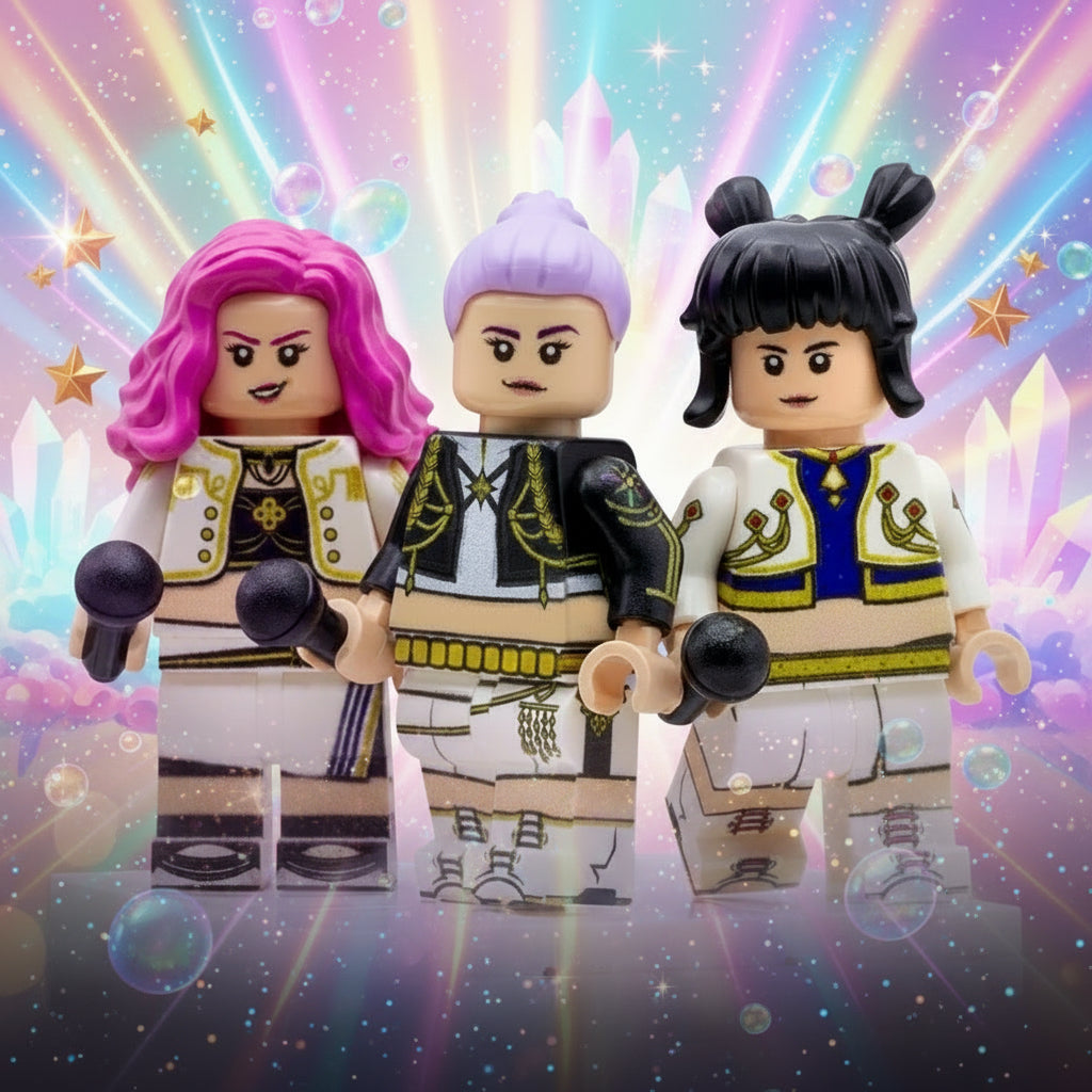 K-pop demon hunter figures