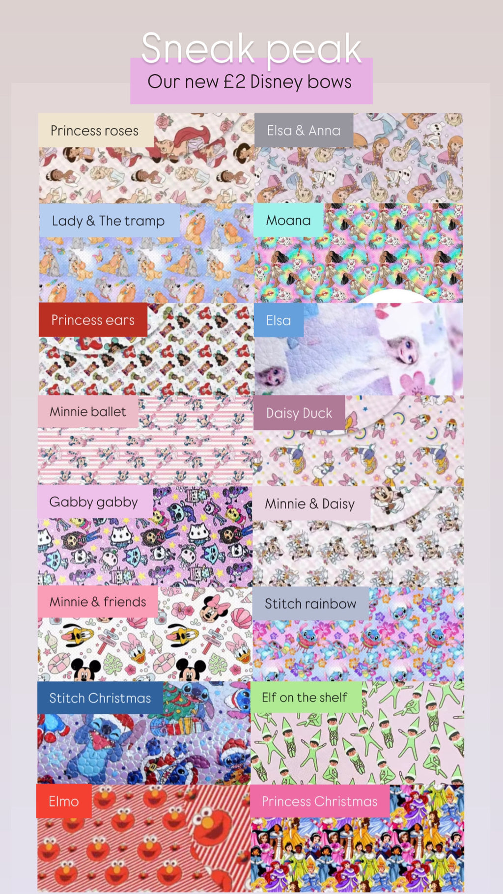 Smaller bows (up to 5 per customer ONLY)