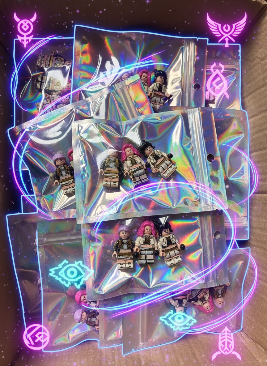 K-pop demon hunter figures